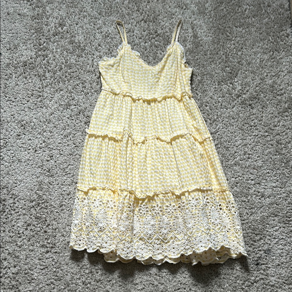 Yellow Lace Sundress